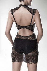 black lace chemise 15310 - XL-2