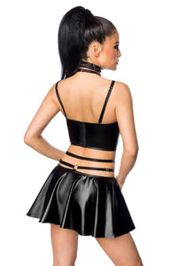 Wetlook Set with Skirt 18264 - XL/2XL-1