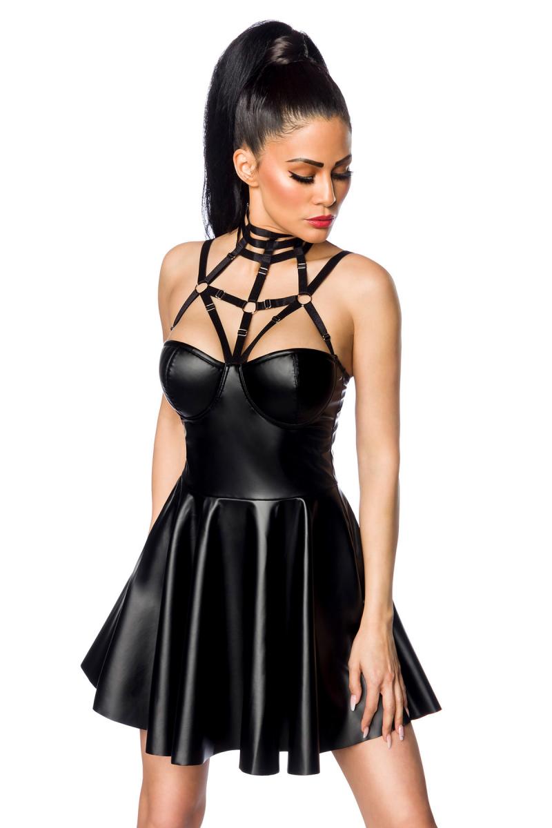 Harness-Wetlook-Minidress 18266 - XL/2XL-2