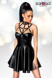 Harness-Wetlook-Minidress 18266 - XL/2XL-5