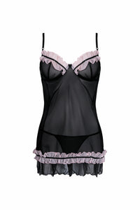 black chemise AA051298 - 5XL/6XL-2