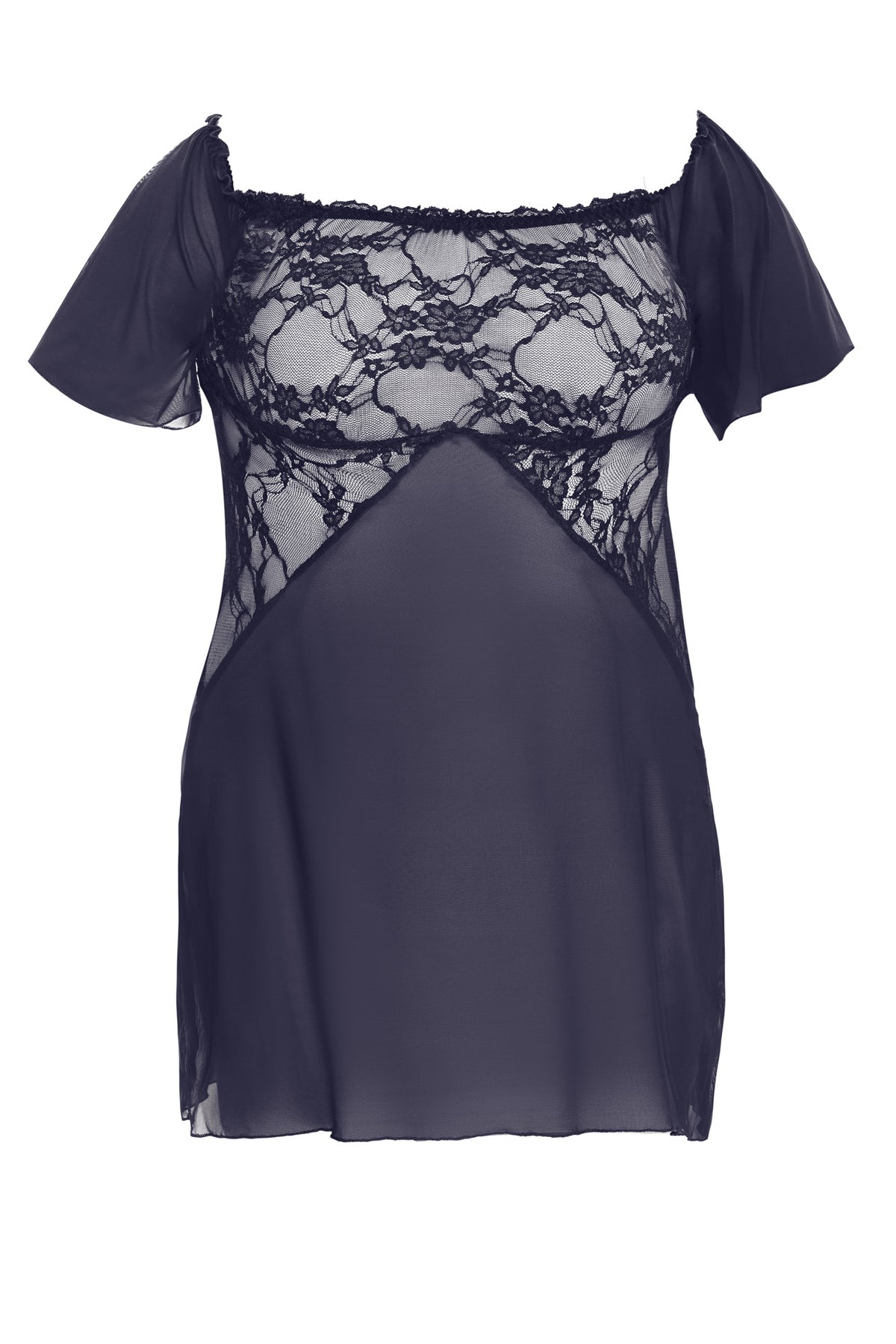 black/darlblue chemise AA051957 - 5XL/6XL-2