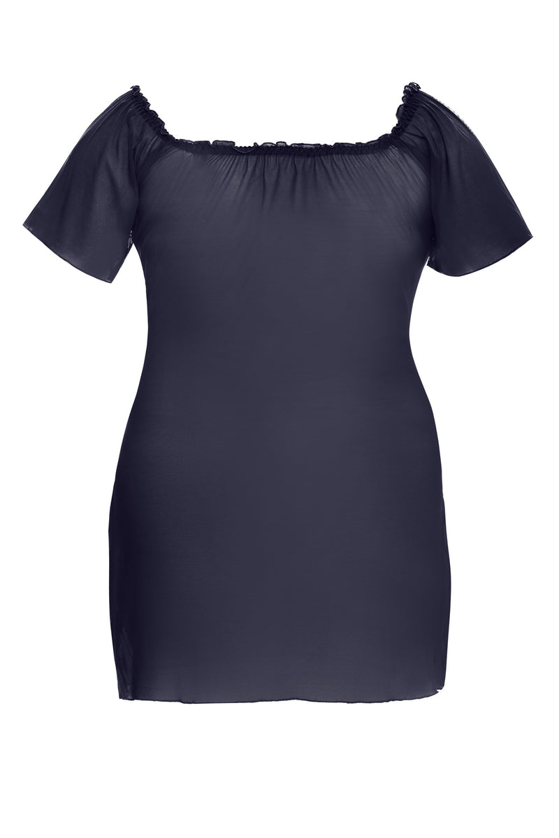 black/darlblue chemise AA051957 - 5XL/6XL-3