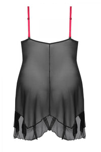 black/pink chemise AA051980 - 5XL/6XL-3