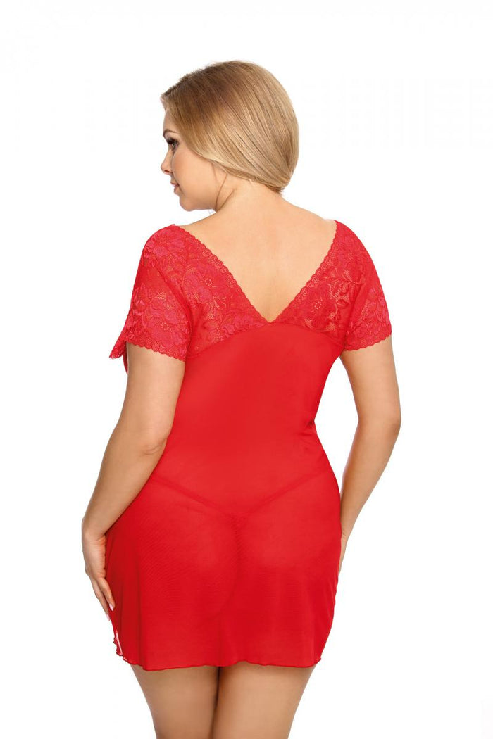 red chemise AA051992 - 5XL/6XL-1