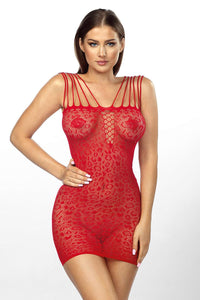 red net dress AA052316 - L/XL-2