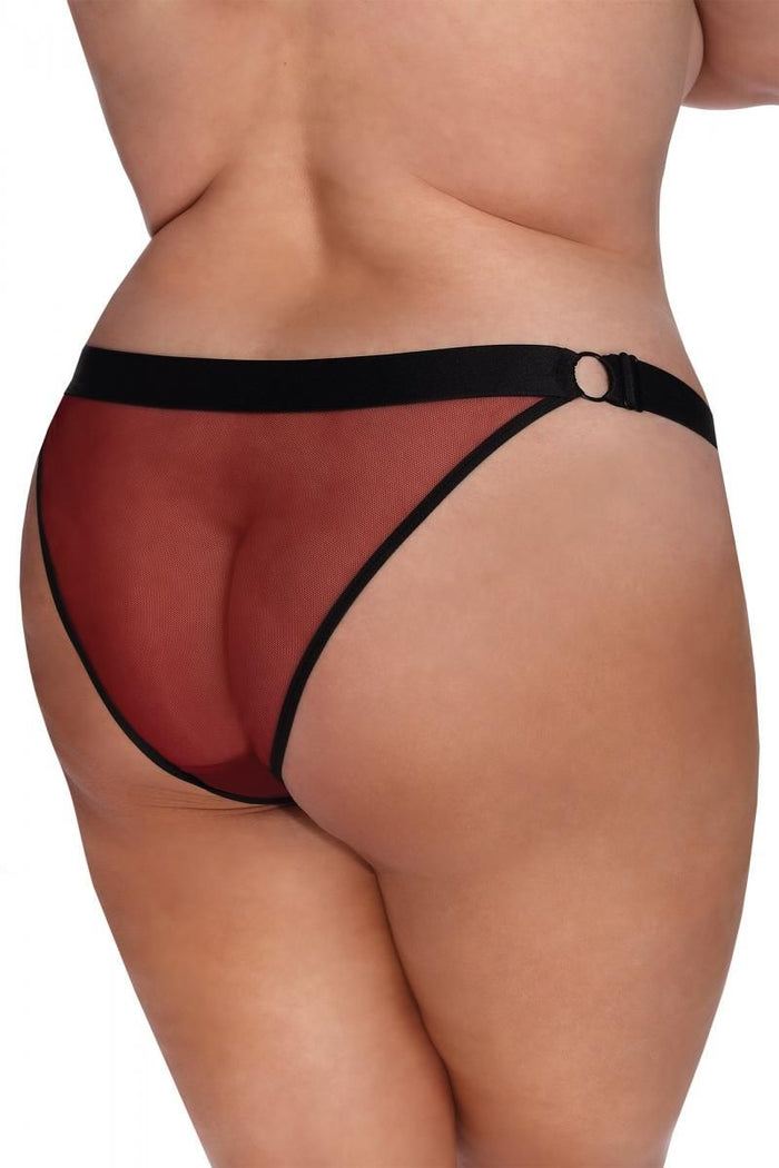 dark red Knickers with lace AA052934 - 5XL/6XL-1