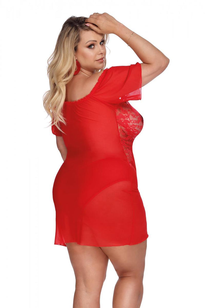 red Chemise AA052940 - 5XL/6XL-1