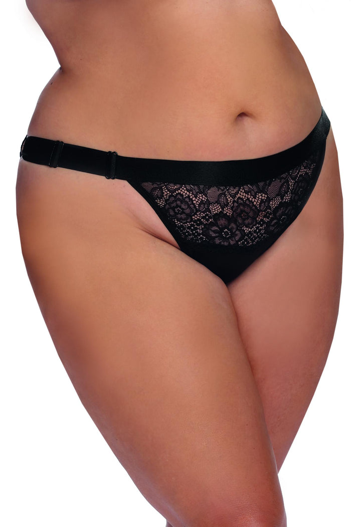 black Knickers with lace AA053643 - 5XL/6XL-0