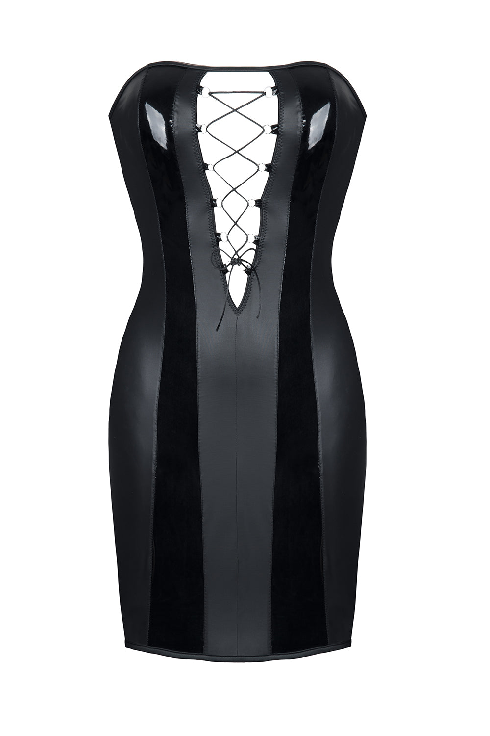 black mini dress Irma - XXL-4