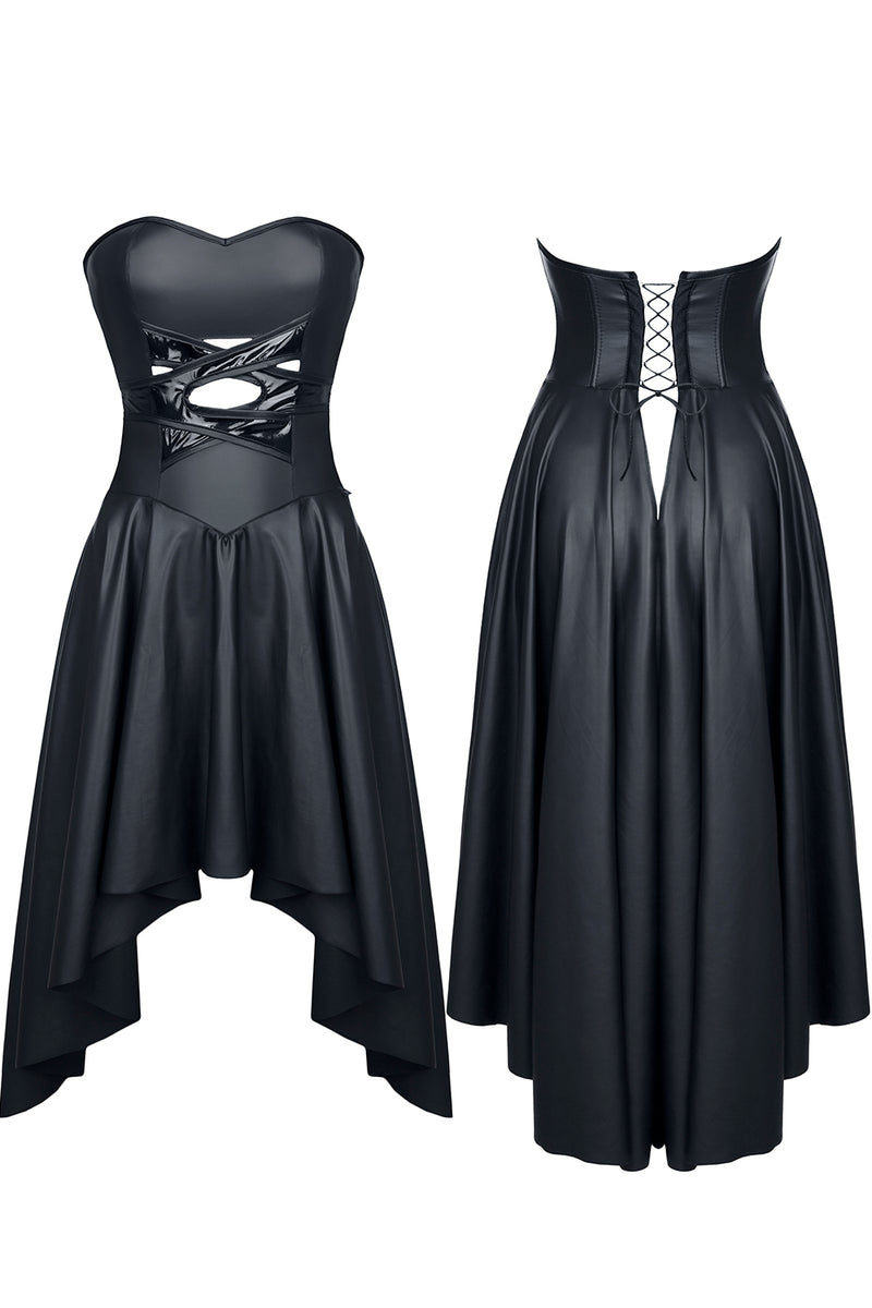 black dress DE438 - XXL by Demoniq-6