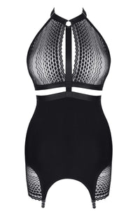 black suspender dress LXPriscila001 - XXL-1