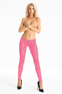 pink lace Leggins LG008 - XL-2