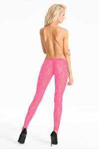 pink lace Leggins LG008 - XL-3