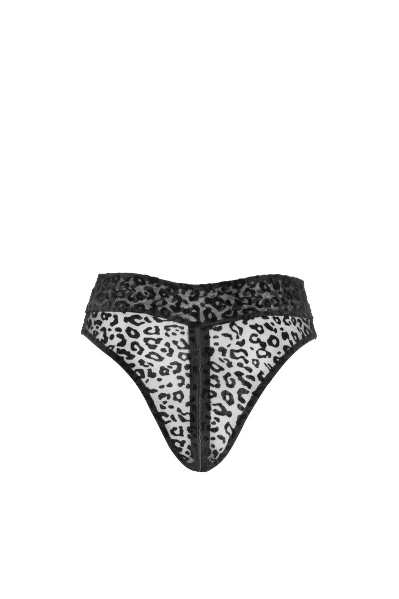 F290 Panties of leopard flock - 3XL-3