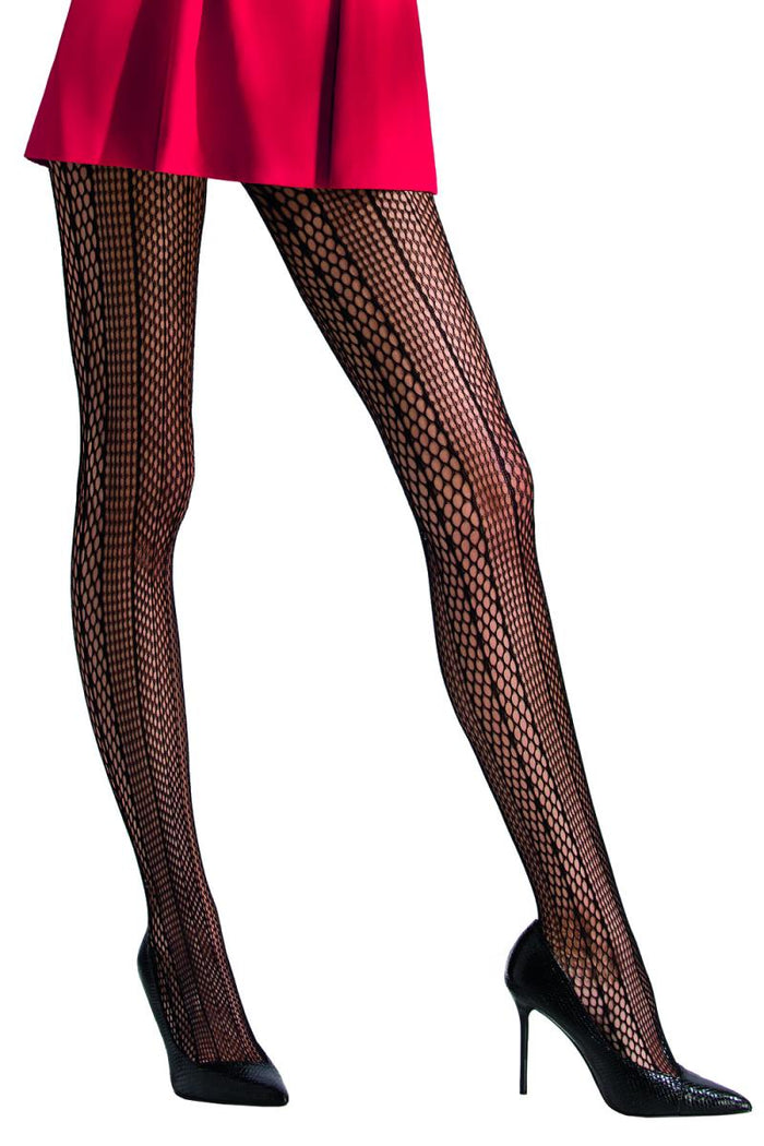 net tights TI043 black - 3/4-1