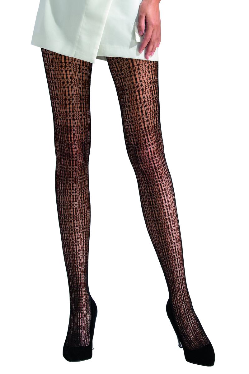 net tights TI042 black - 3/4-1