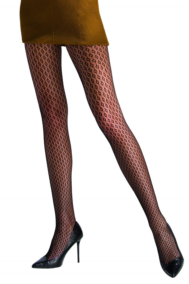 net tights TI041 black - 3/4-1