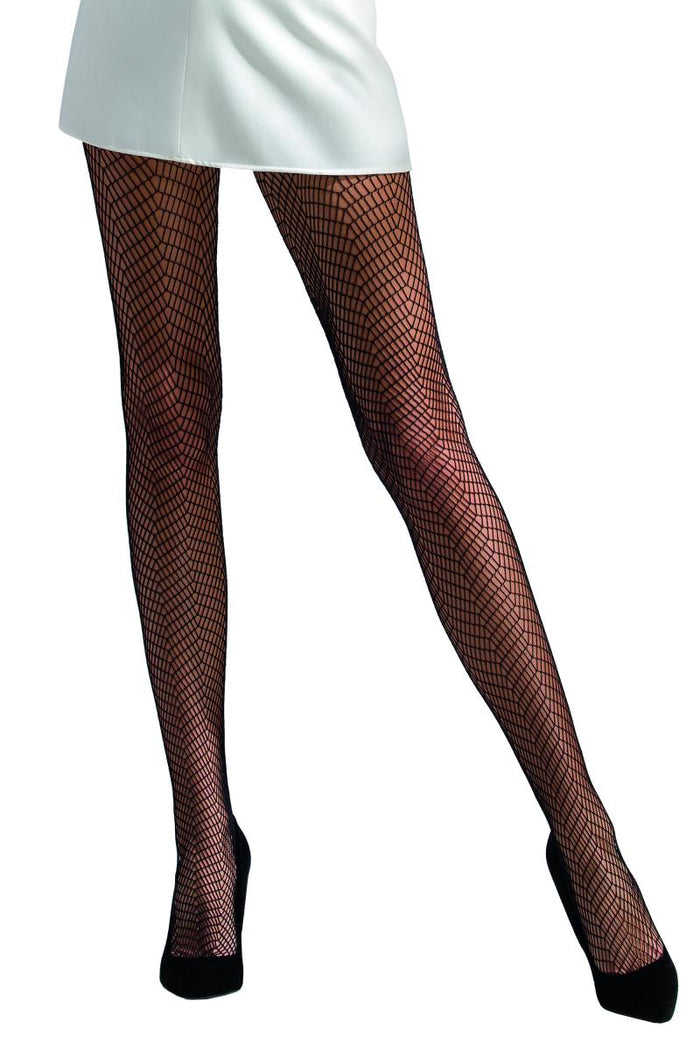 net tights TI017 black - 3/4-1