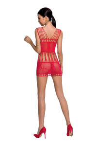 red mesh mini dress BS090 - S/L-1