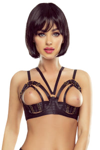 black Harness Bra PR1634 - S/L-0